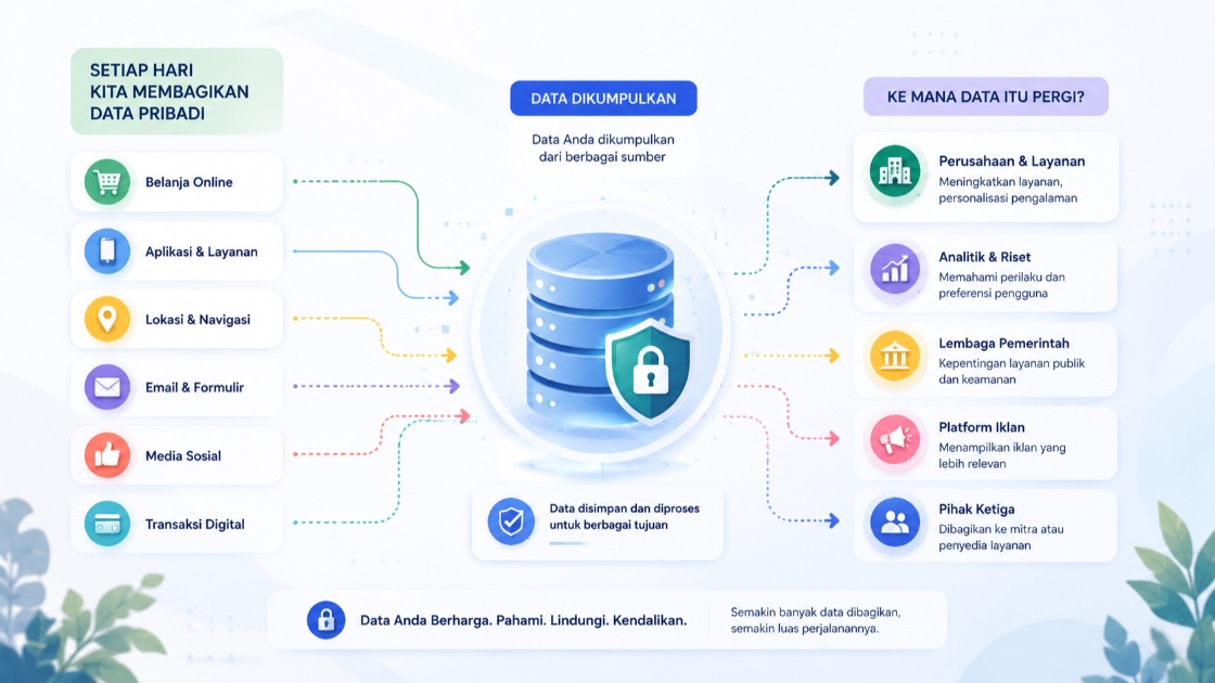 Setiap Hari Kita Membagikan Data Pribadi, Tapi Ke Mana Data Itu Pergi?