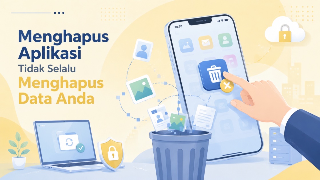 Menghapus Aplikasi Tidak Selalu Menghapus Data Anda